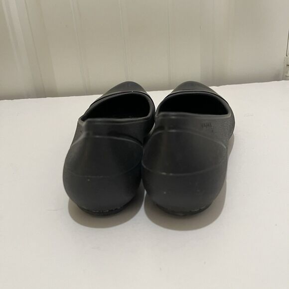 Crocs Gianna Alice Black cap Toe Ballet Flats Slip Ons Womens Size 8 - Picture 4 of 11
